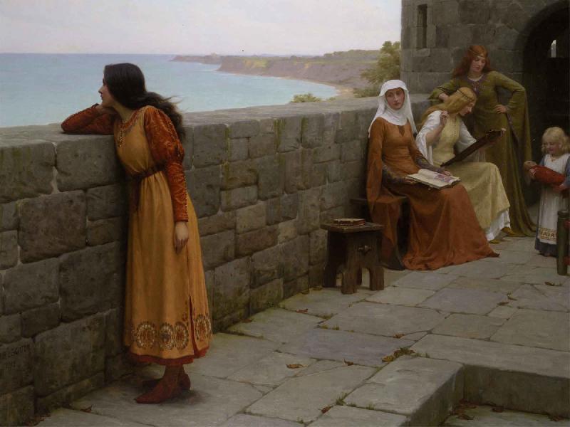 Edmund Blair Leighton The Hostage Sweden oil painting art